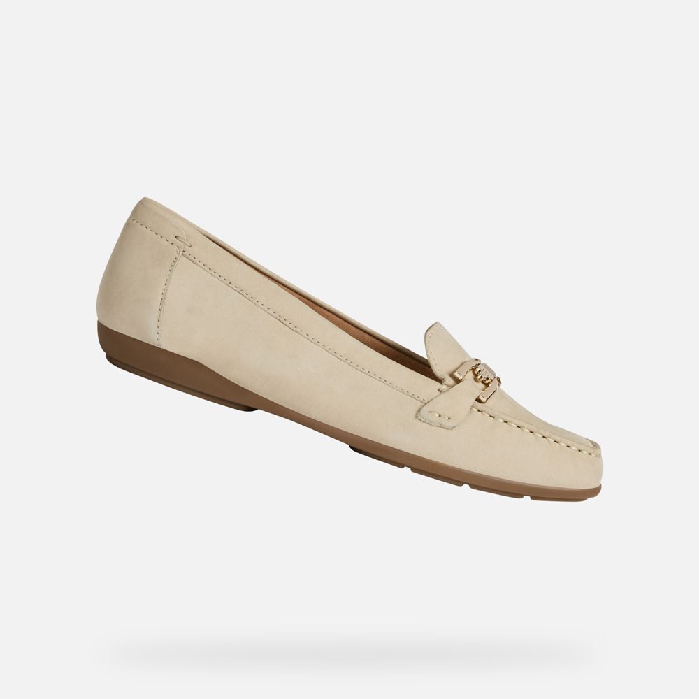 Geox Loafers Beige Annytah - Geox Womens Shoes - CWGOPS276